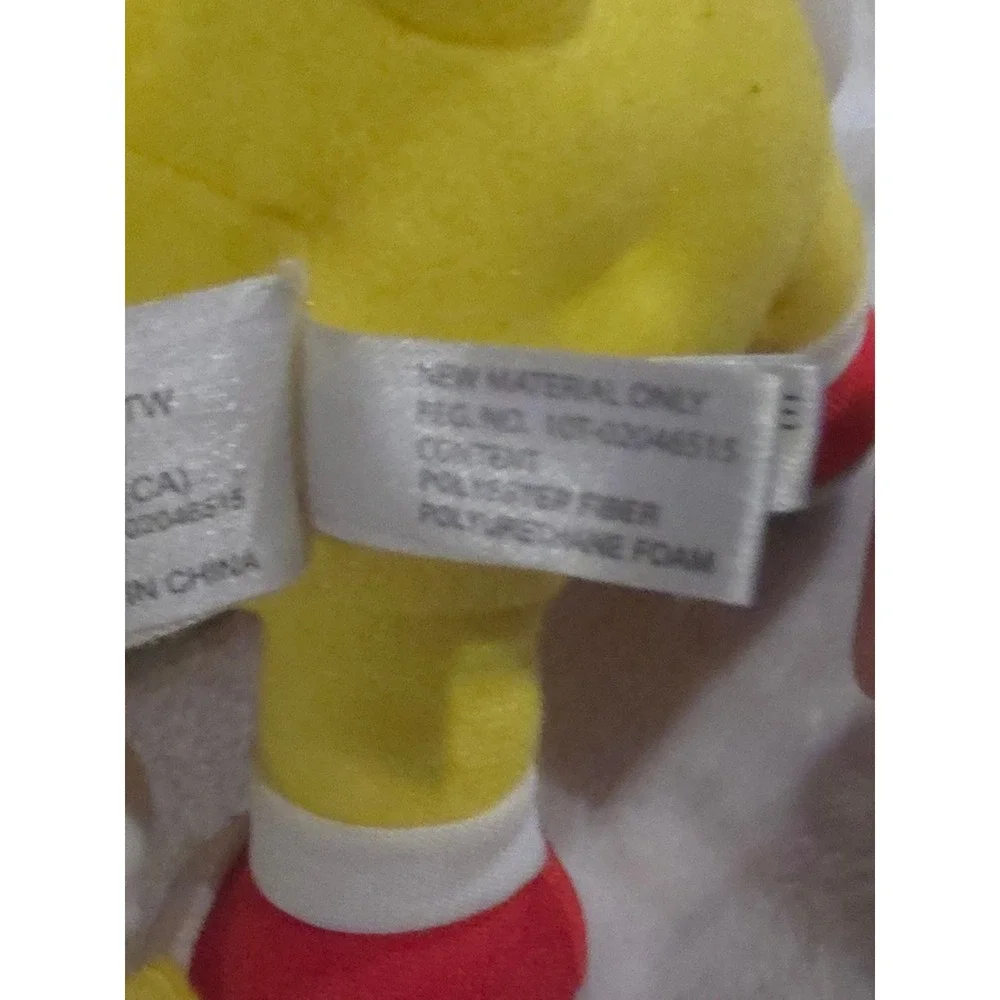 Great Eastern Entertainment Super Sonic Plush Yellow SEGA Video Game Toy 11.5